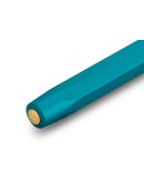 125. Kaweco Collection AL Sport 2022 限量 Iguana Blue 鬣蜥藍 鋁合金 F Nib 鋼筆 (送Galen Leather植鞣革皮套 ) (只限1支)