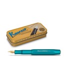 125. Kaweco Collection AL Sport 2022 限量 Iguana Blue 鬣蜥藍 鋁合金 F Nib 鋼筆 (送Galen Leather植鞣革皮套 ) (只限1支)