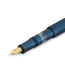 Kaweco PISTON SPORT AL Navy/Gold with bottle ink