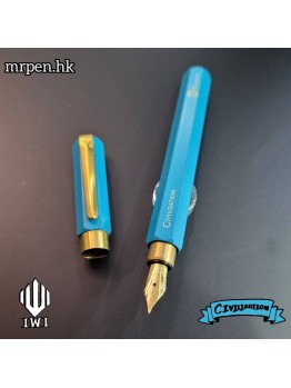 1. IWI Civilization 文明-亞特蘭蒂斯（亞特蘭蒂斯藍）鋼筆