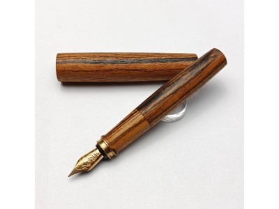 5. 黃金檀 SIMEICHU木製鋼筆  Schmidt  F尖 (現貨)