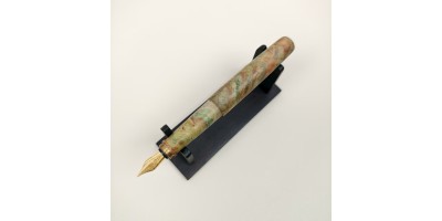 12. 【新品】穩定木 Green SIMEICHU木製鋼筆 Schmidt F尖 (現貨)