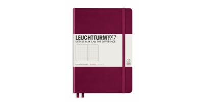 Leuchtturm1917 Port Red 精裝(A5)港口紅筆記簿, dotted