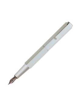 177. Worther Compact Fountain Pen in Natural Aluminium 採用德國SCHMIDT M 筆尖 天然鋁鋼筆 24230 