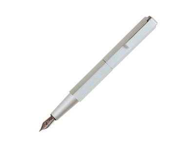 177. Worther Compact Fountain Pen in Natural Aluminium 採用德國SCHMIDT M 筆尖 天然鋁鋼筆 24230 