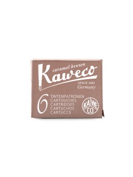 Kaweco Ink Cartridges 6-Pack Caramel Brown 4250278602208