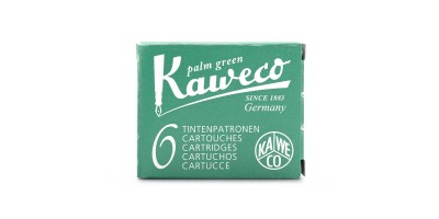 Kaweco Ink Cartridges 6-Pack Palm Green