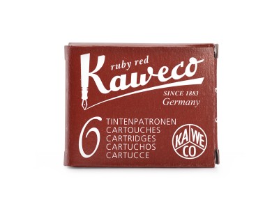 Kaweco Ink Cartridges 6-Pack Ruby Red