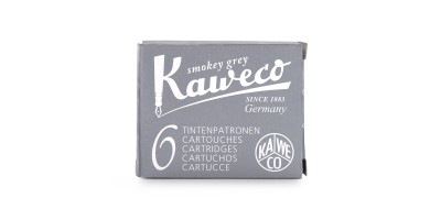 Kaweco Ink Cartridges 6-Pack Smoky Grey
