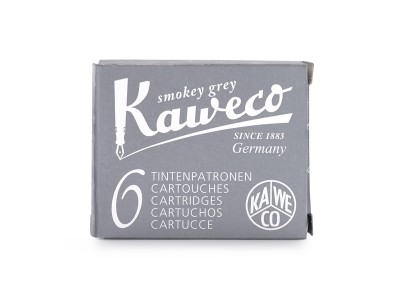 Kaweco Ink Cartridges 6-Pack Smoky Grey