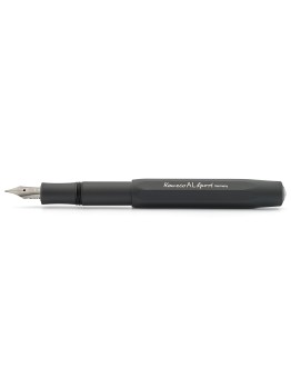 Kaweco AL SPORT Fountain Pen Black - F 筆尖