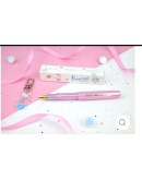德國KAWECO x Hello Kitty 珍珠粉透明鋼筆 金尖 F