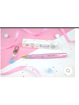 德國KAWECO x Hello Kitty 珍珠粉透明鋼筆 金尖 F