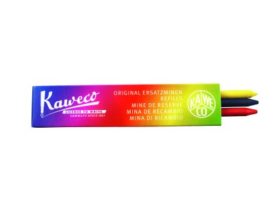 Kaweco Pencil Leads 5.6mm   x3pc  (紅黃藍三原色可混出不同顏色) 10000380